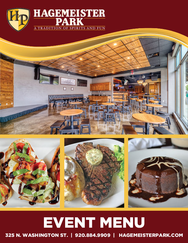 Hagemeister Park - Event Menu
